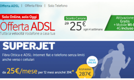 Confronto Offerte ADSL Super Jet e Super ADSL