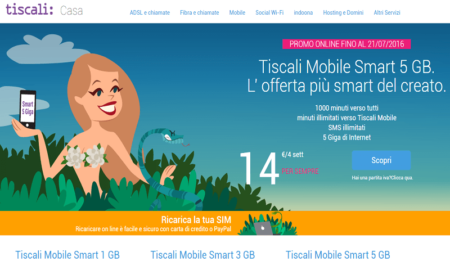 Tiscali Mobile Smart Tariffe Cellulari Tiscali in Offerta